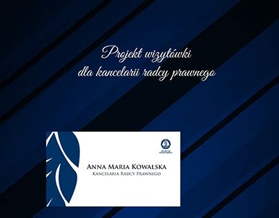 Wizytówka kancelarii komorniczej