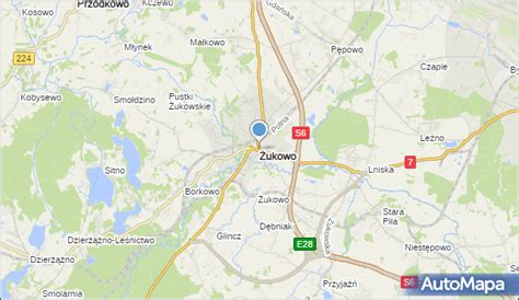 Mapa Gminy Żukowo