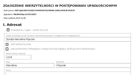 Infografika: Hierarchia kategorii wierzytelności w postępowaniu upadłościowym