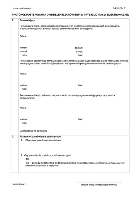 Schemat postępowania w licytacji elektronicznej