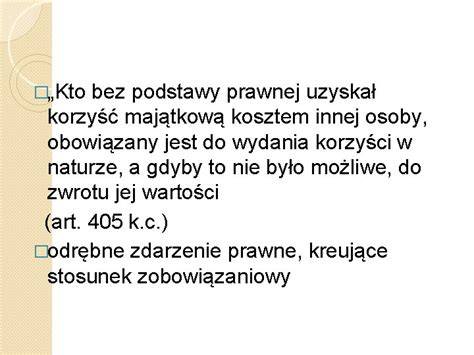 Infografika: Schemat przesłanek bezpodstawnnego wzbogacenia (wzbogacenie, zubożenie, związek, podstawy prawnej brak)
