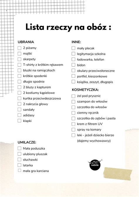 Lista rzeczy wyłączonych spod egzekucji