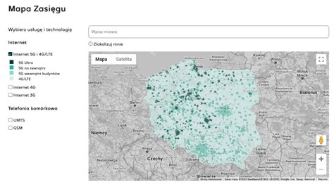 Mapa sieci kancelarii PRA Group Polska i ich partnerów obsługujących wierzytelności