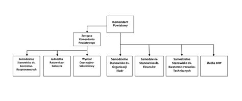 Schemat organizacyjny kancelarii komorniczych w Olkuszu