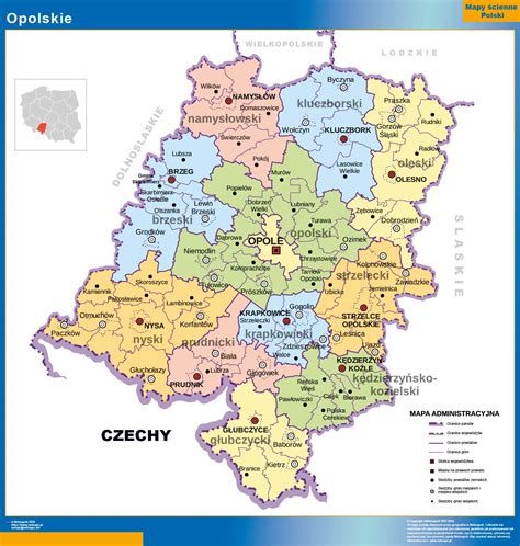 Mapa lokalizacyjna Strzelce Opolskie - przedstawienie lokalizacji kancelarii