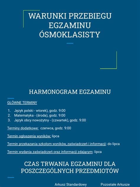 Schemat przebiegu egzaminu komorniczego