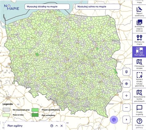 Mapa gminy Lubomino