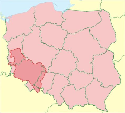 Mapa regionu Dzierżgonia i okolic