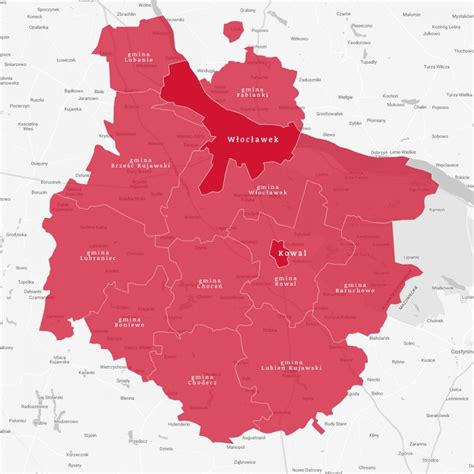 Mapa rewiru komorniczego
