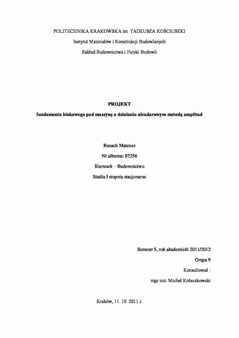 Strona tytułowa notatek o Rydzu-Śmigłym
