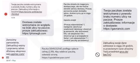 Przykładowa wiadomość SMS od firmy windykacyjnej