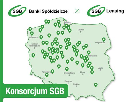 Mapa z zaznaczonymi siedzibami banków i funduszy inwestycyjnych