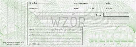 Tabela porównująca weksel własny i trasowany