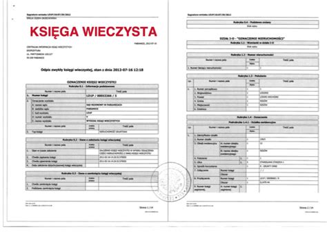 Księga wieczysta po przybiciu własności
