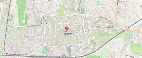 Mapa Tarnowa z lokalizacją kancelarii