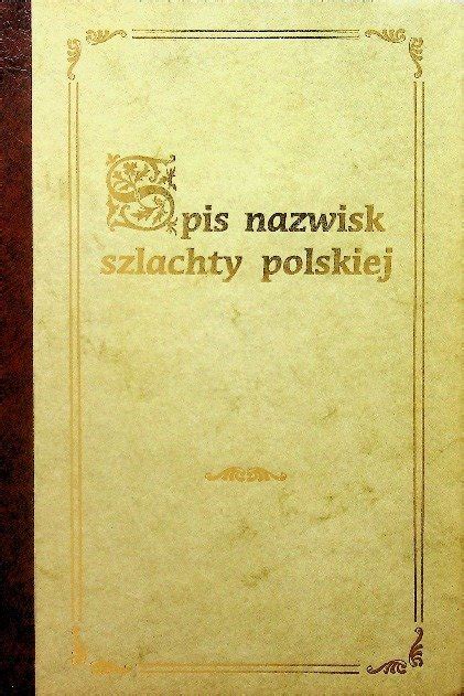 Spis nazwisk i imion