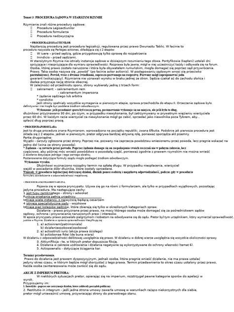 Procedura sądowa i dokumenty