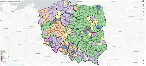 Mapa sądów rejonowych w Łodzi i okolicach