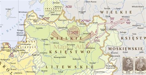Mapa Chanatu Krymskiego w XVI wieku