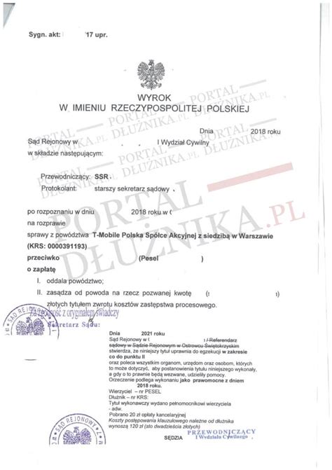 Infografika: Schemat procedury nadania klauzuli wykonalności przeciwko wspólnikowi spółki jawnej