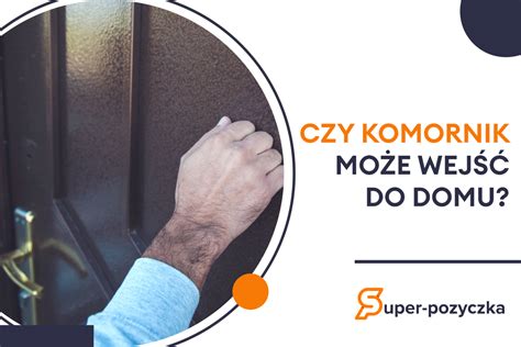 Komornik wchodzący do mieszkania