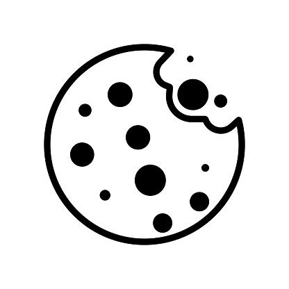 Ikona przedstawiająca ciasteczka (cookies)