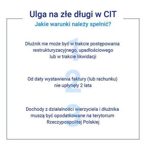 Infografika przedstawiająca kroki do skorzystania z ulgi na złe długi