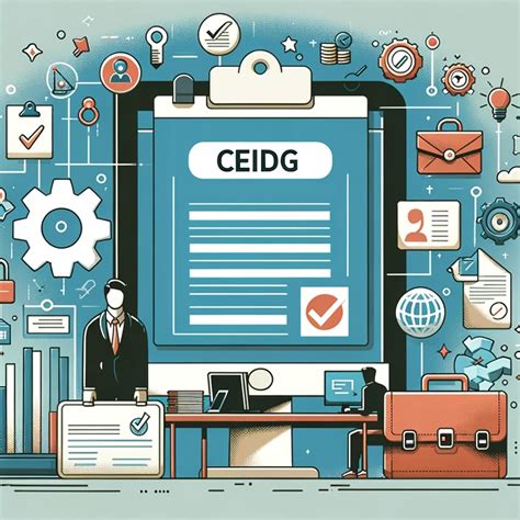 Schemat rejestracji działalności gospodarczej w CEIDG