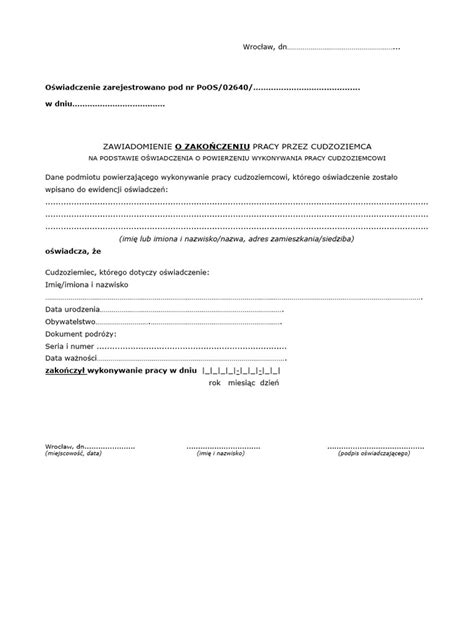 Zawiadomienie komornika do pracodawcy