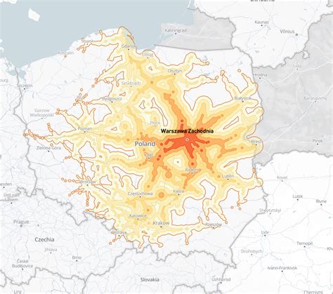 Mapa pokazująca jurysdykcję sądową