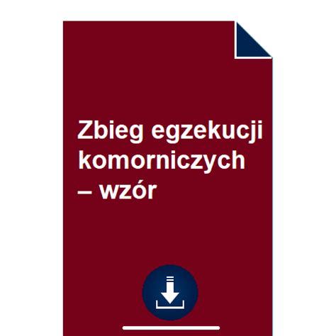Diagram ilustrujący zbieg egzekucji