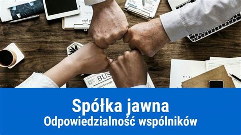 Schemat odpowiedzialności wspólników w spółce jawnej