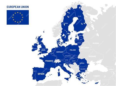 Mapa Unii Europejskiej