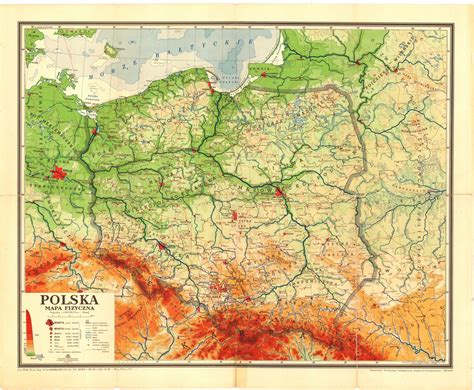 Mapa Polski z zaznaczoną Legnicą