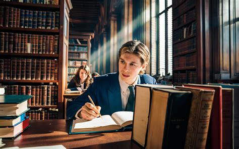 student prawa czytający książki