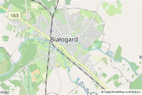 Mapa Białogardu