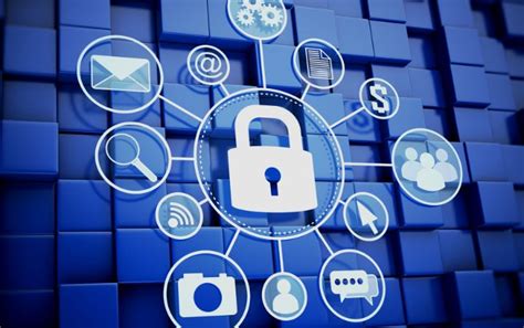 Ikony symbolizujące bezpieczeństwo i ochronę danych