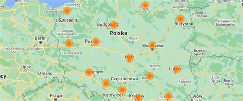 Mapa zasięgu światłowodu INEA