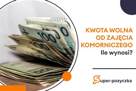 Infografika przedstawiająca kwotę wolną od zajęcia komorniczego