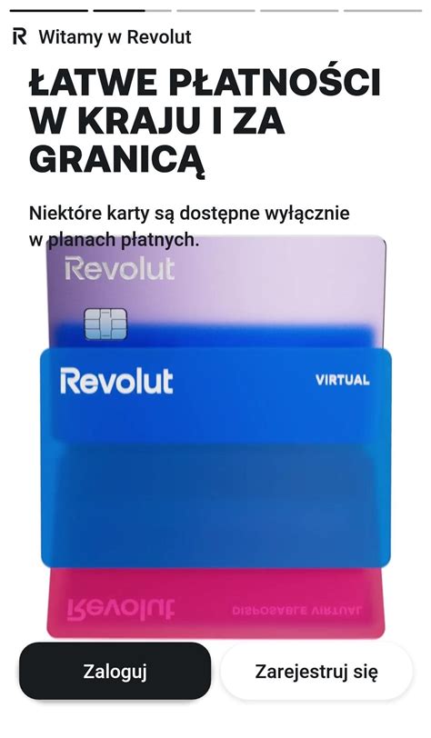 Schemat działania konta Revolut w Polsce