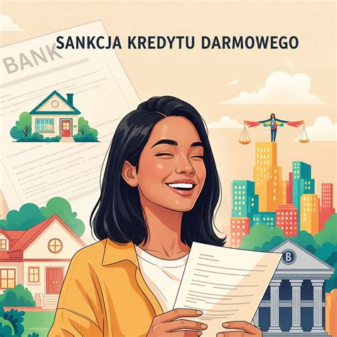Ilustracja przedstawiająca sankcję kredytu darmowego