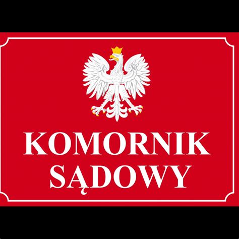 Pieczęć komornika sądowego