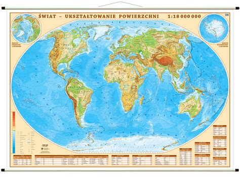 Mapa świata z zaznaczonymi obszarami Blasku i Rewersu