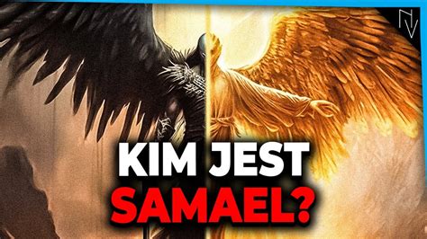 Grafika przedstawiająca anioła śmierci Azraela