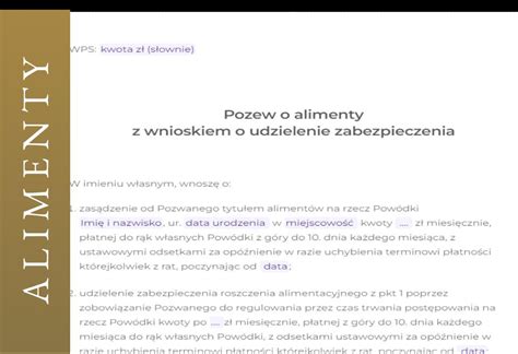 Schemat przekazywania alimentów bez konta bankowego