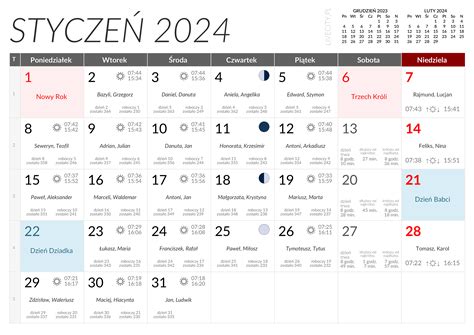 Kalendarz z zaznaczonym okresem przedawnienia długu w Norwegii