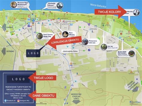 Mapa Jastrzębia-Zdroju z zaznaczonymi ulicami, na których znajdują się licytowane nieruchomości