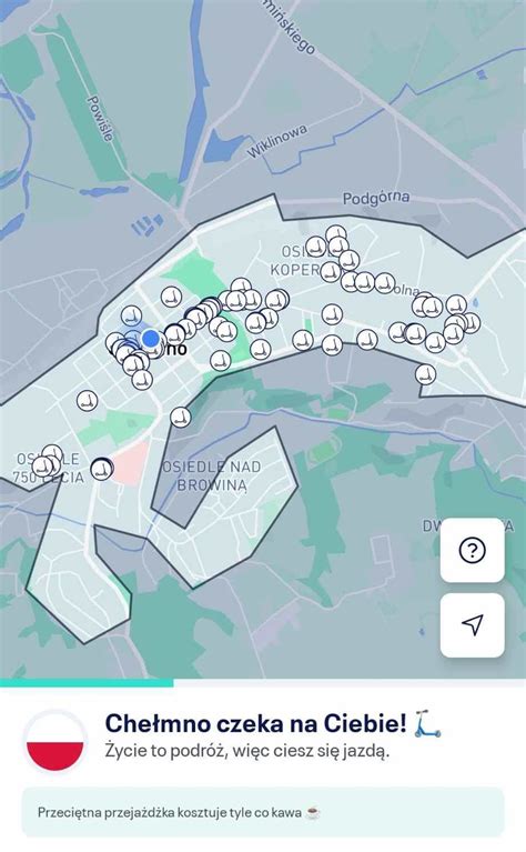 Schematyczna mapa lokalizacji nieruchomości w Chełmnie