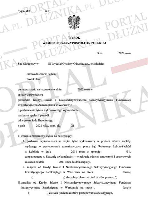 Plan infrastruktury egzekucyjnej: tytuł egzekucyjny i klauzula wykonalności