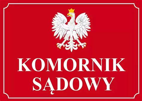 Komornik sądowy podczas doręczania pisma